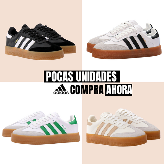ADIDAS SAMBA SUELA ALTA 🖤👟